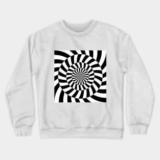 Op art abstract round mindf*ck Crewneck Sweatshirt